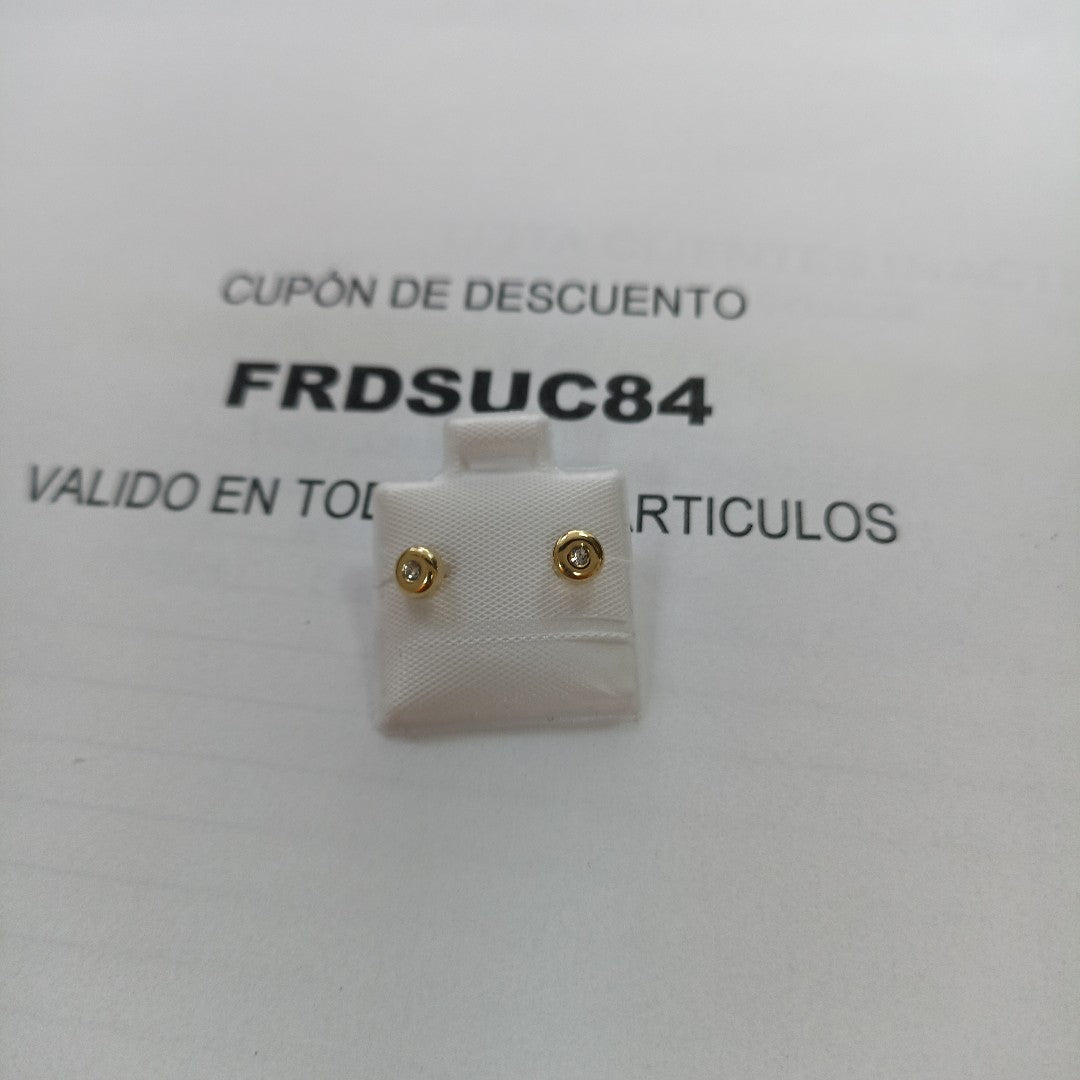 BROQUELES BROQUEL C CIRCONIA 14K 0.27 GR (NUEVO)