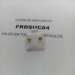 BROQUELES BROQUEL C CIRCONIA 14K 0.27 GR (NUEVO)