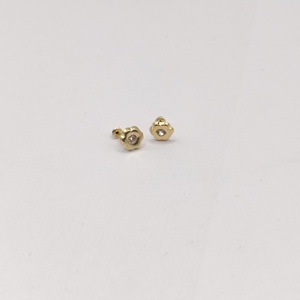 BROQUELES BROQUEL FIG FLOR C CIRCONIA 14K 0.2581 GR (NUEVO)