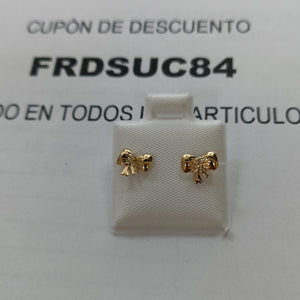 BROQUELES BROQUEL FIG MOÑO C CIRCONIA 14K 0.2441 GR (NUEVO)