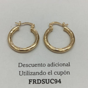 ARETES ARRACADAS 14K 2.7 GR (NUEVO)
