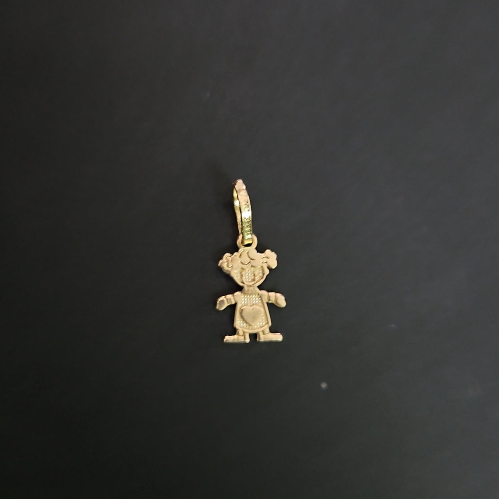 DIJE NIÑA 10K 0.3 GR (NUEVO)