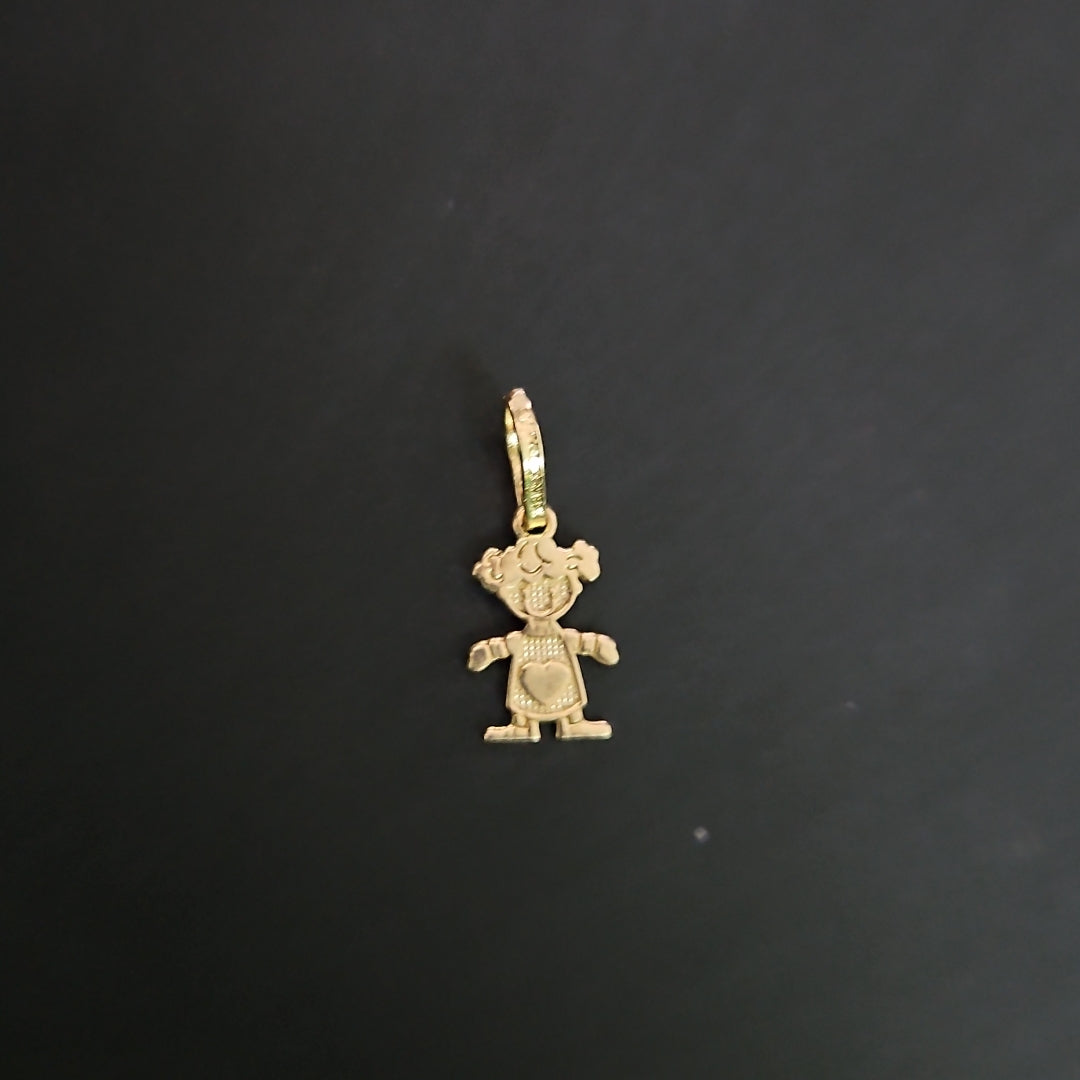 DIJE NIÑA 10K 0.3 GR (NUEVO)