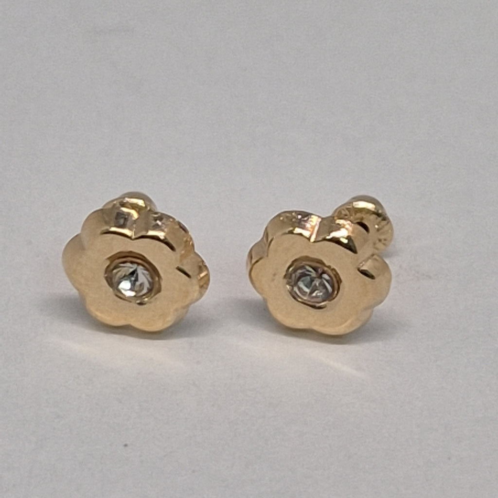 BROQUELES BROQUEL FIG FLOR C CIRCONIA 14K 0.2581 GR (NUEVO)