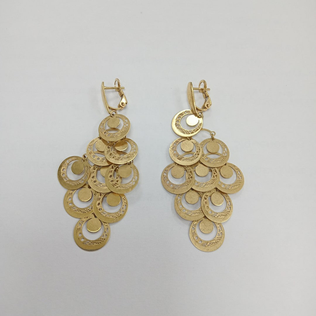 ARETES PAR ORO 18 K 8.7 GRMS (SEMINUEVO)