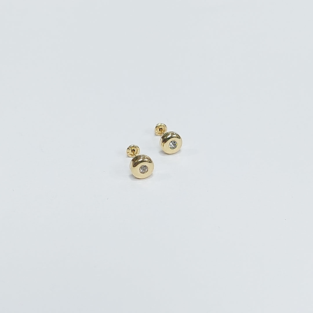 BROQUELES BROQUEL C CIRCONIA 14K 0.27 GR (NUEVO)