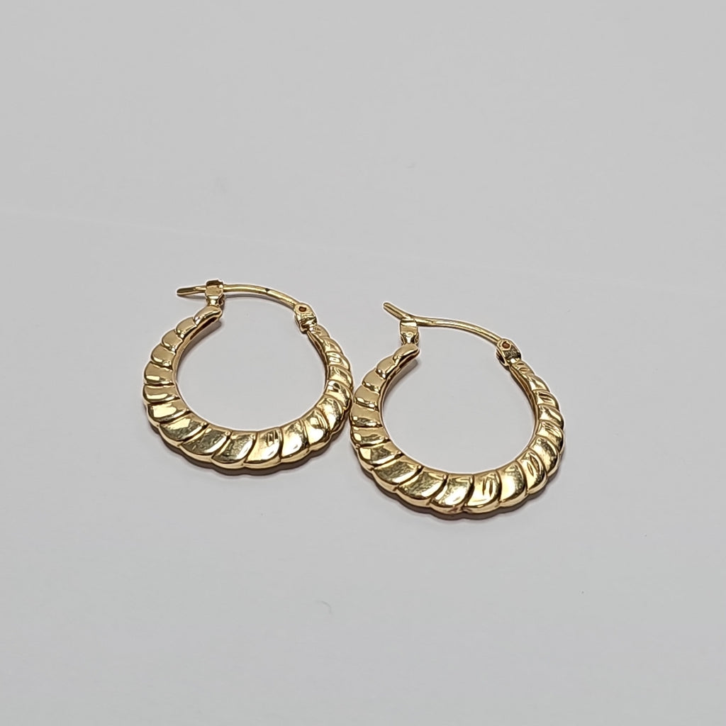 ARRACADAS PAR ORO 14 K 2.2 GRMS (SEMINUEVO)