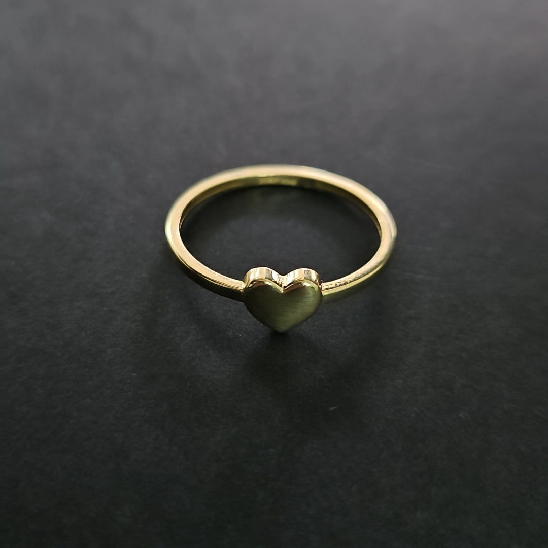 ANILLOS ANILLITO FIG CORAZON 10K TALLA 7 1.1 GR (NUEVO)