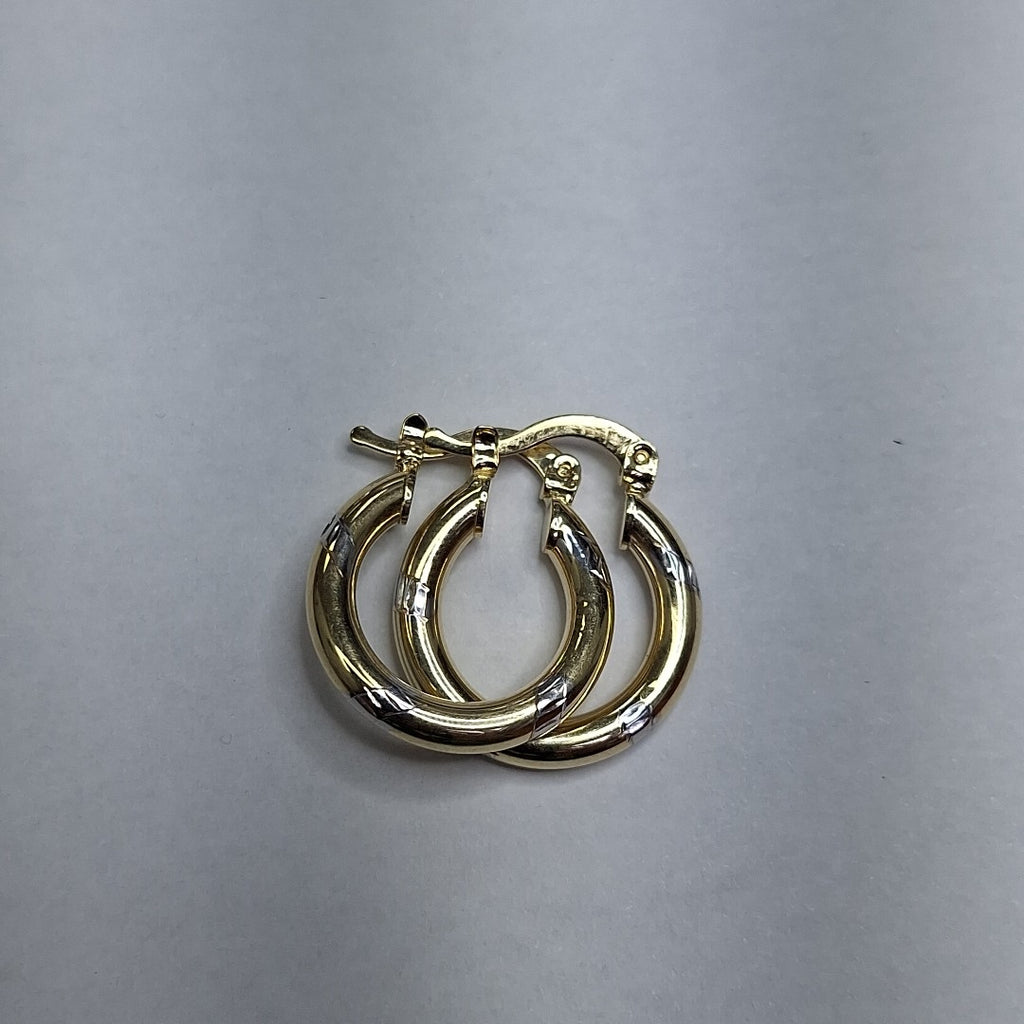 ARETES ARRACADAS COMBINADAS 14K 1.6 GR (NUEVO)