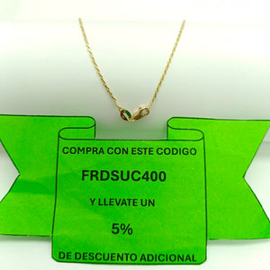 CADENA TORZAL 14K 55 CM 2.9 GR (NUEVO)