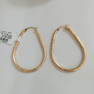 ARRACADAS PAR ORO 14 K 3.7 GRMS (SEMINUEVO)