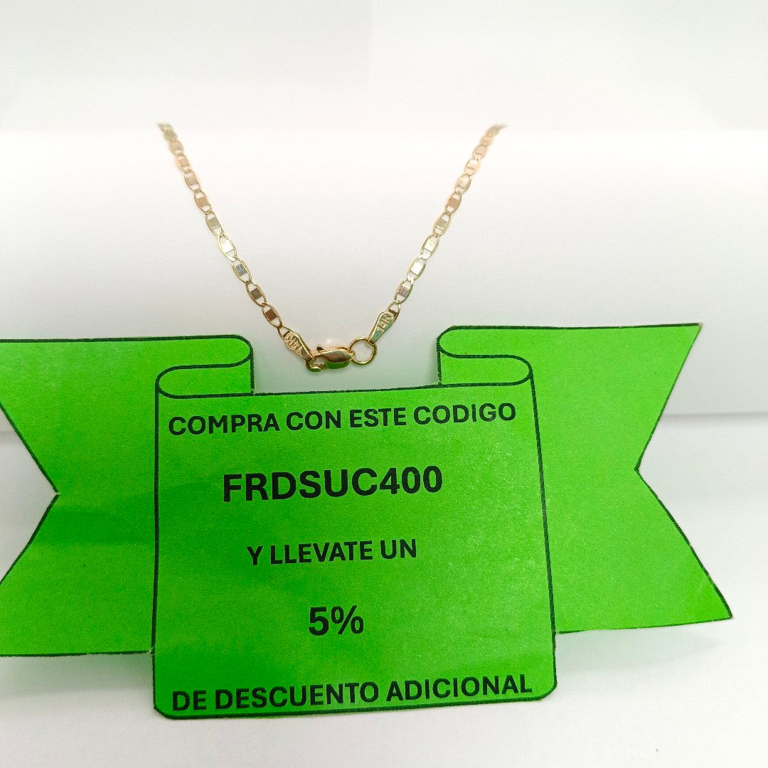 CADENA GUCHI 14K 50 CM 3.5 GR (NUEVO)