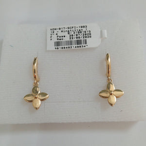 ARRACADAS PAR ORO 14 K 3.1 GRMS (SEMINUEVO)