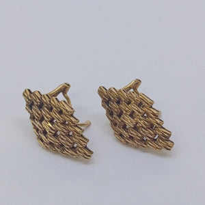 ARETES PAR ORO 18 K 7,80 GRMS (SEMINUEVO)