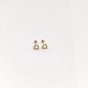 BROQUELES BROQUEL FIG CORAZON 14K 0.23 GR (NUEVO)