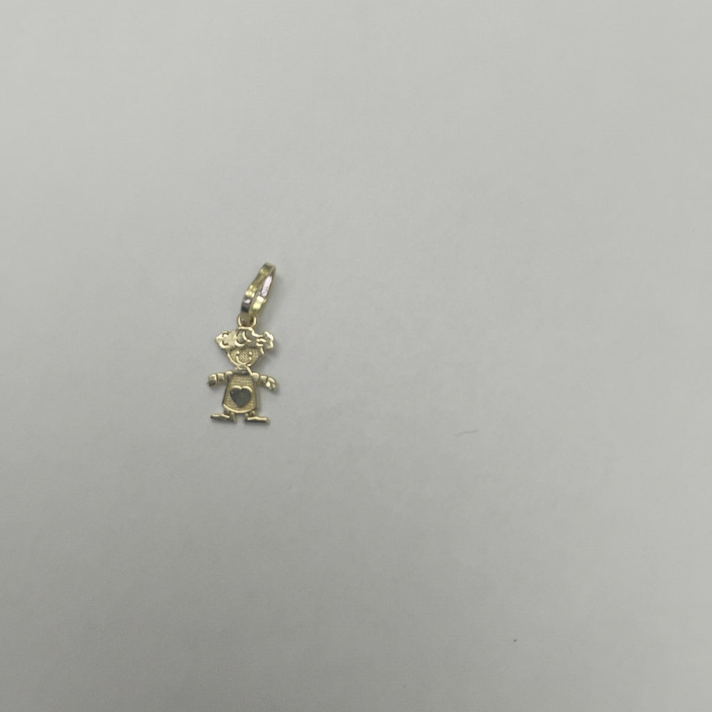 DIJE NIÑA 10K 0.3 GR (NUEVO)