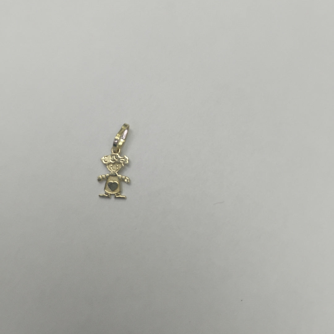 DIJE NIÑA 10K 0.3 GR (NUEVO)