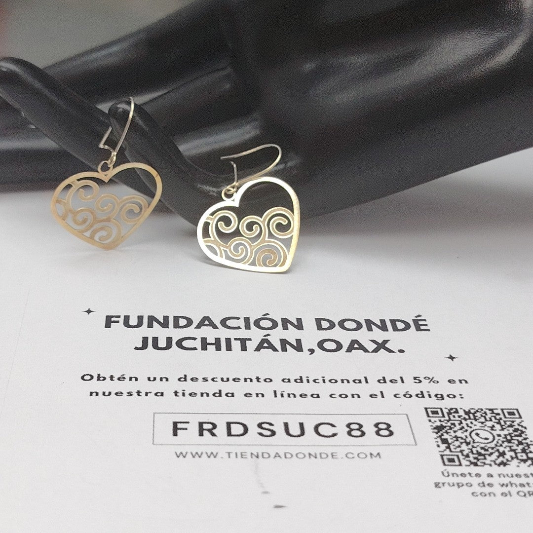 ARETES PAR ORO 14 K 1,50 GRMS (SEMINUEVO)