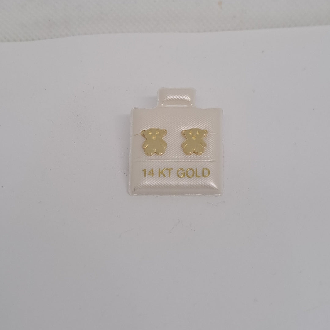 BROQUELES ORO 14K 1 (NUEVO)