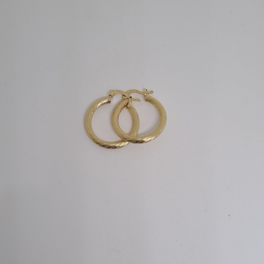 ARETES TEJIDO ARRACADAS ASTRIADAS 14K 2.9 GR (NUEVO)