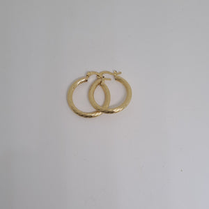 ARETES TEJIDO ARRACADAS ASTRIADAS 14K 2.9 GR (NUEVO)