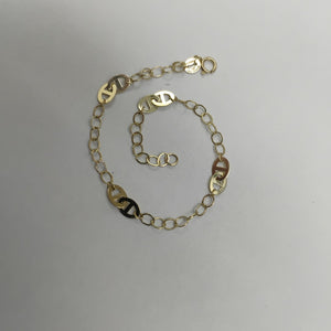 PULSERA ESPECIAL 14K 18 CM 1.5 GR (NUEVO)