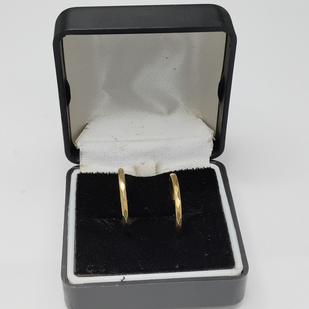 ARRACADAS PAR ORO 14 K 1.5 GRMS (SEMINUEVO)
