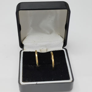 ARRACADAS PAR ORO 14 K 1.5 GRMS (SEMINUEVO)