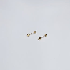 BROQUELES BROQUEL FIG ESFERA 14K 0.1408 GR (NUEVO)