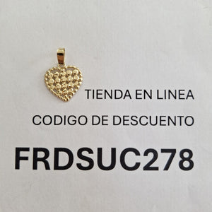 DIJE FIG CORAZON 14K 0.8 GR (NUEVO)