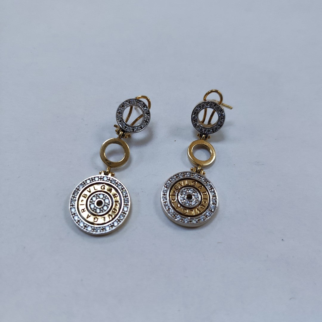 BROQUELES PAR ORO 14 K 12,80 GRMS (SEMINUEVO)