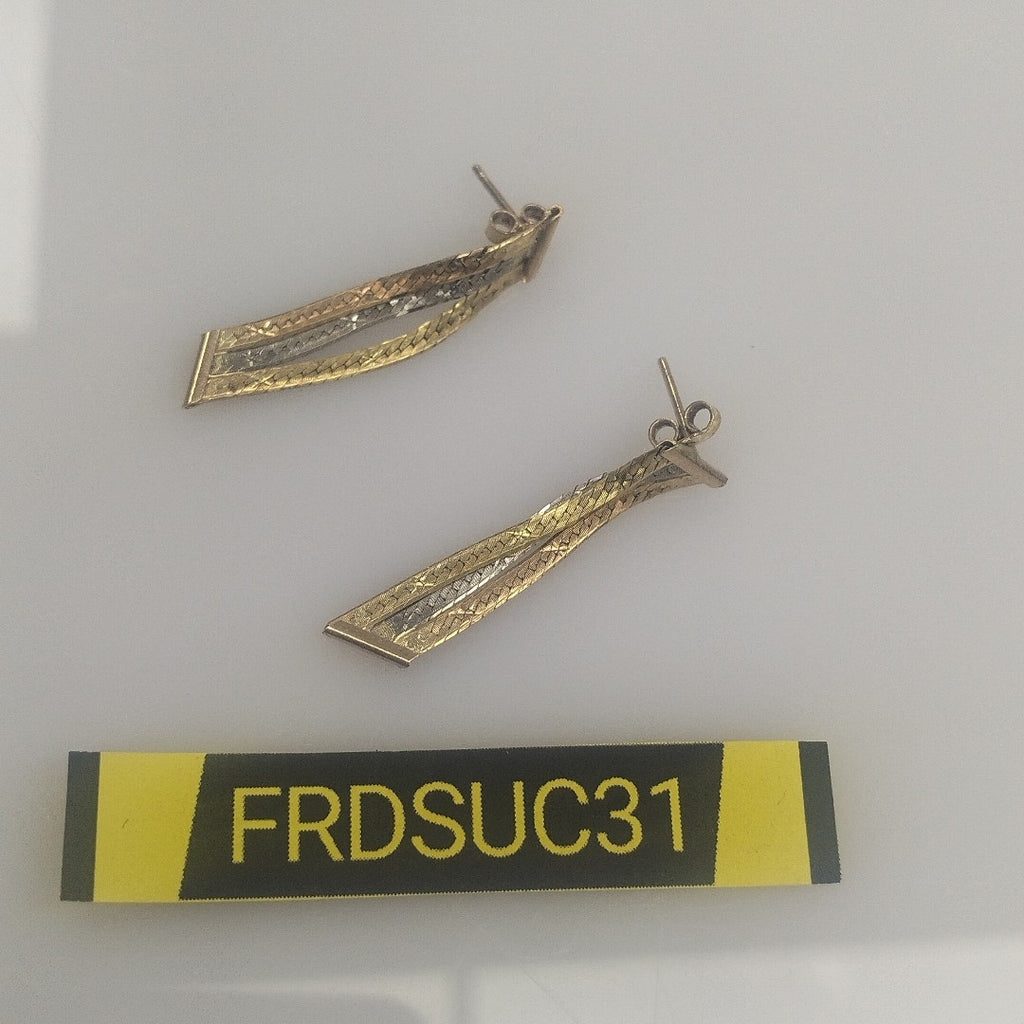 ARETES PAR ORO 10 K 2 GRMS (SEMINUEVO)