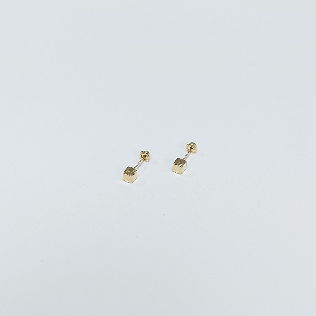 BROQUELES BROQUEL FIG CUBO 14K 0.203 GR (NUEVO)