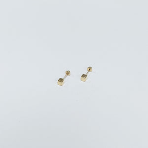 BROQUELES BROQUEL FIG CUBO 14K 0.203 GR (NUEVO)