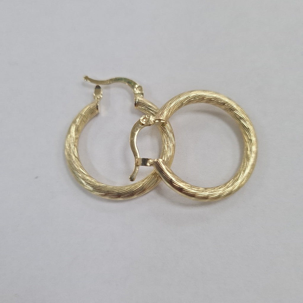 ARETES TEJIDO ARRACADAS ASTRIADAS 14K 2.9 GR (NUEVO)