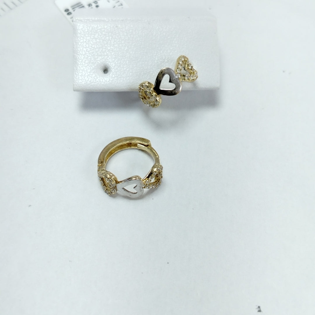 ARRACADAS PAR ORO 10 K 1.8 GRMS (SEMINUEVO)