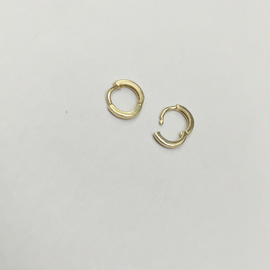 ARETES HUGGIE 14K 1.4 GR (NUEVO)