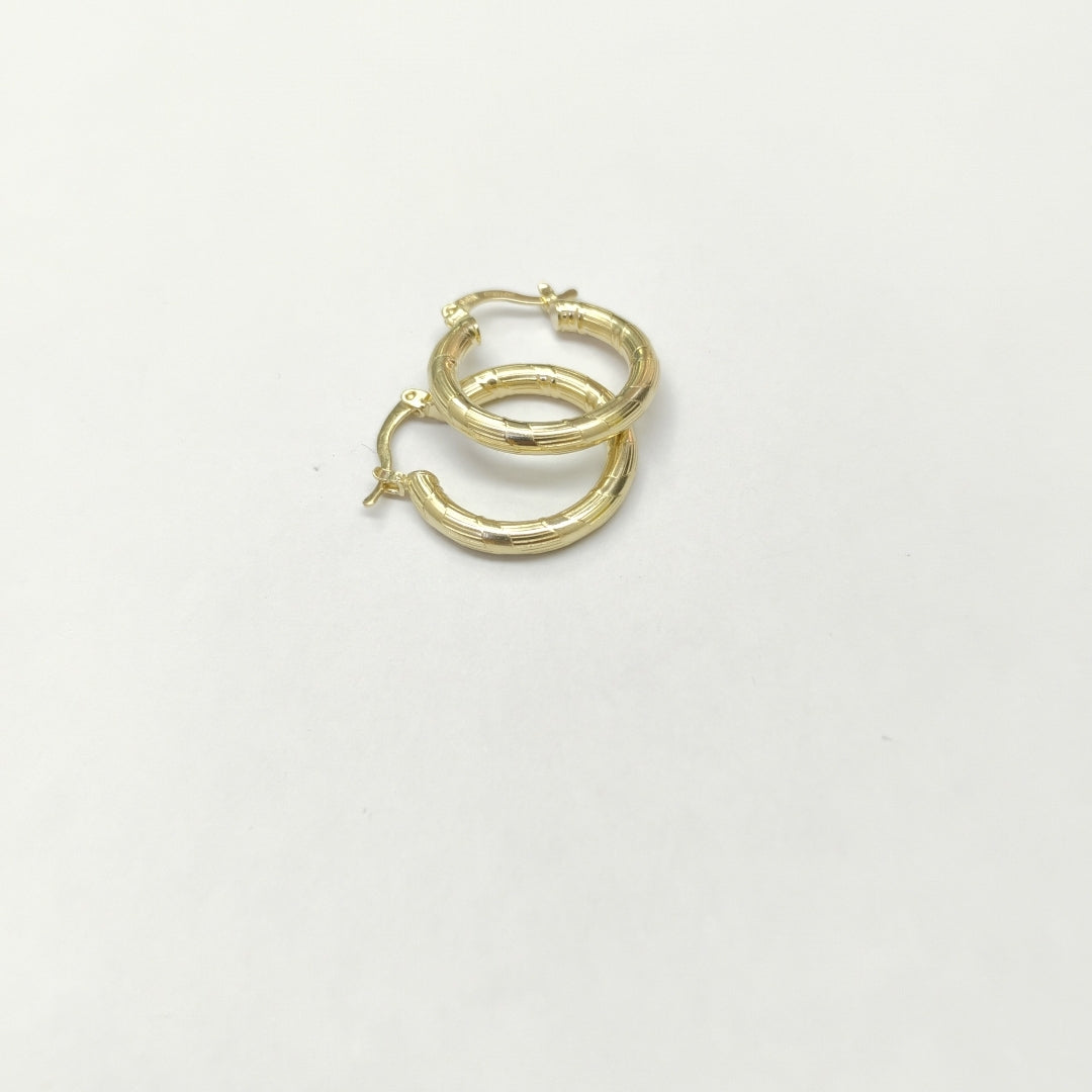 ARETES ARRACADAS 14K 2.7 GR (NUEVO)