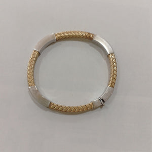 PULSERA ORO COMBINADO 14 K 17,80 GRMS (SEMINUEVO)