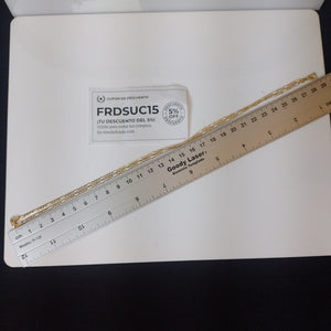 CADENA ORO, RODIADO 14 K 4.8 GRMS (SEMINUEVO)