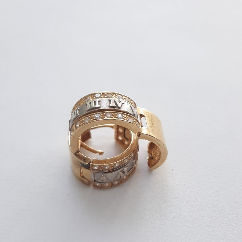 ARRACADAS PAR ORO 14 K 6.6 GRMS (SEMINUEVO)
