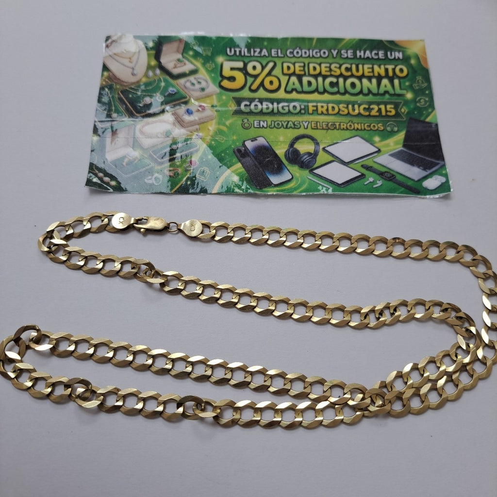 CADENA ORO 14 K 27.6 GRMS (SEMINUEVO)