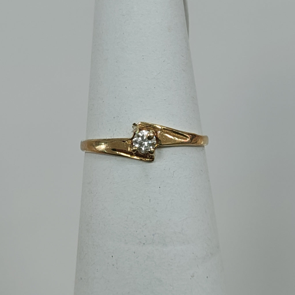 ANILLO ORO 10 K 0.5 GRMS (SEMINUEVO)