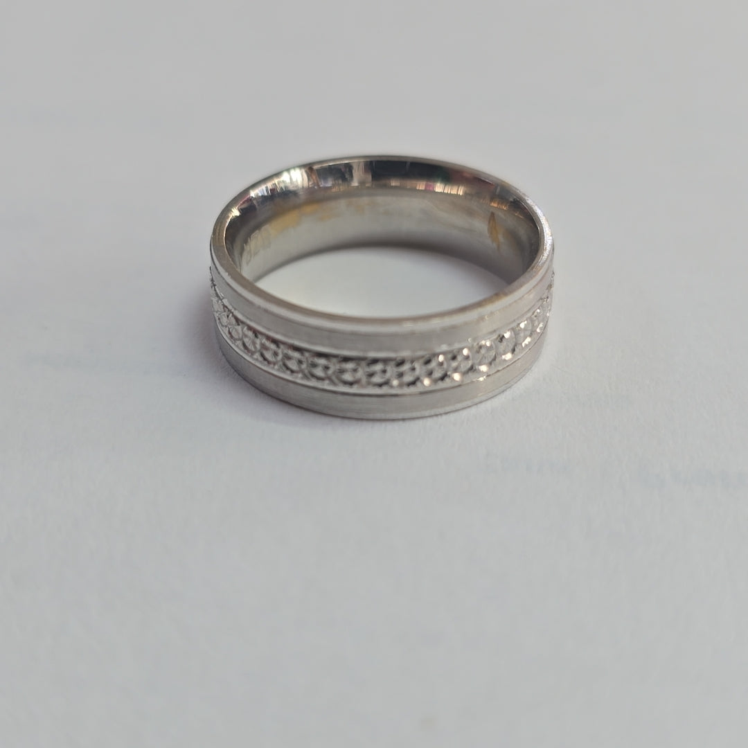 ARGOLLA ORO BLANCO 14 K 3.6 GRMS (SEMINUEVO)