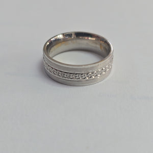 ARGOLLA ORO BLANCO 14 K 3.6 GRMS (SEMINUEVO)