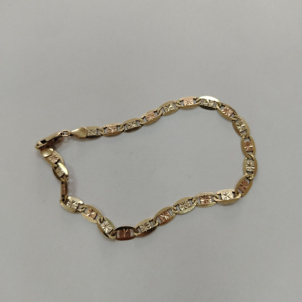 PULSERA ORO, ORO COMBINADO 14 K 5.6 GRMS (SEMINUEVO)