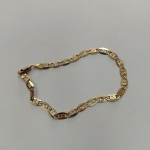 PULSERA ORO, ORO COMBINADO 14 K 5.6 GRMS (SEMINUEVO)