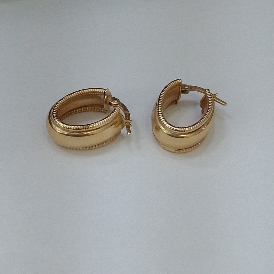 ARRACADAS PAR ORO 14 K 4.2 GRMS (SEMINUEVO)