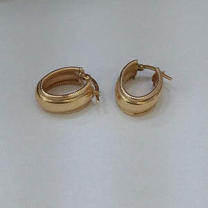 ARRACADAS PAR ORO 14 K 4.2 GRMS (SEMINUEVO)