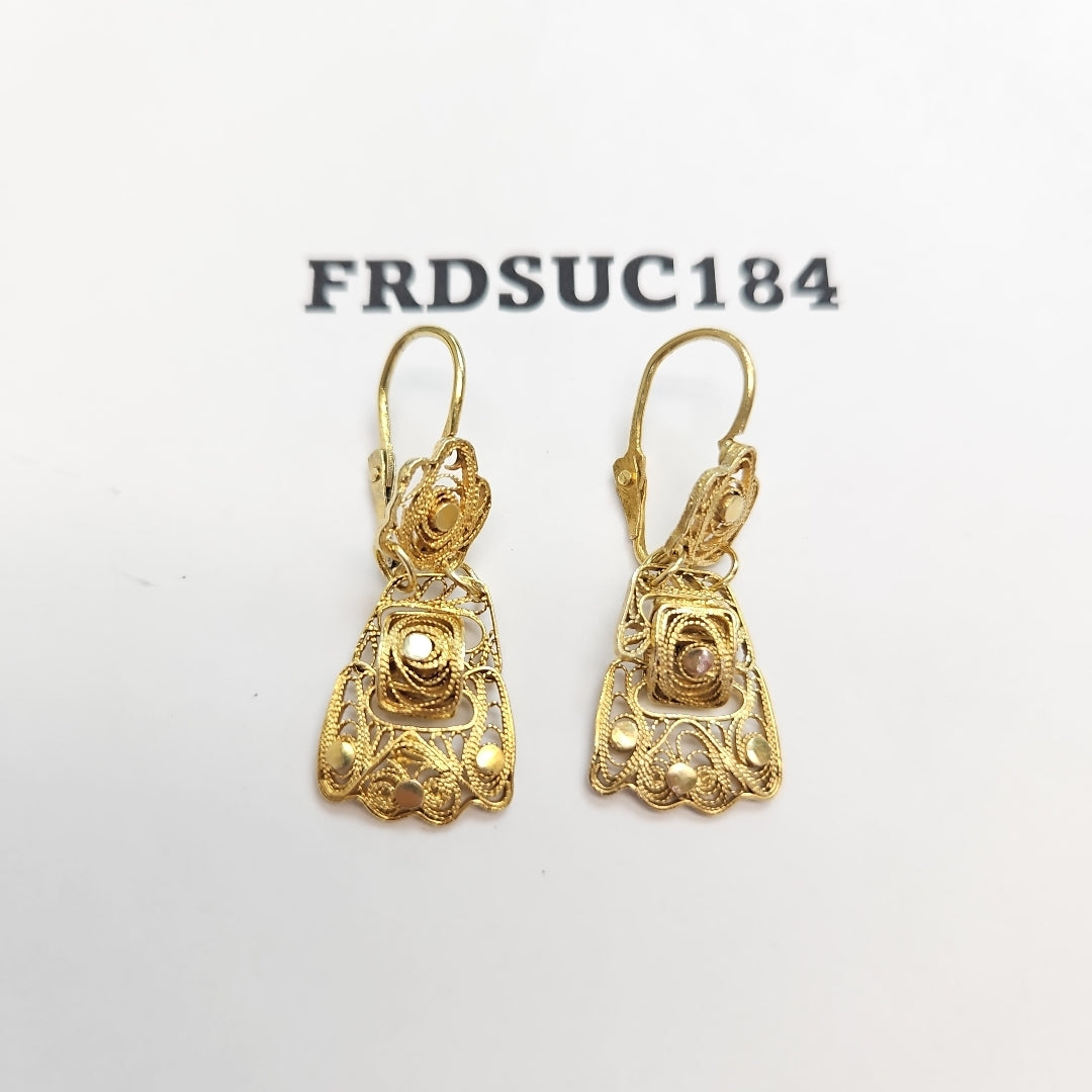 ARETES PAR ORO 8 K 4,70 GRMS (SEMINUEVO)